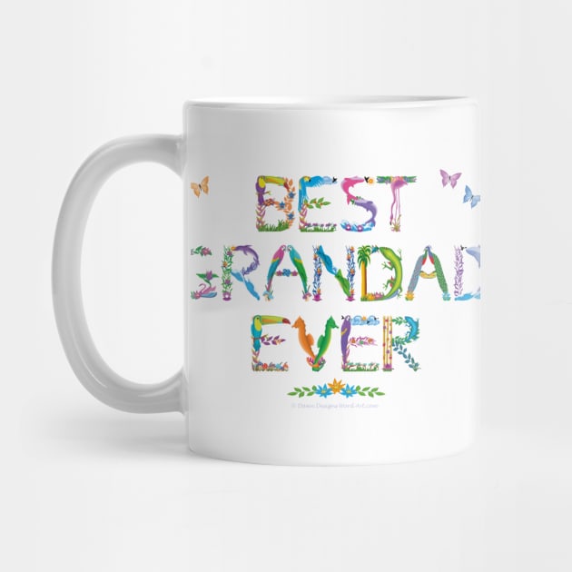 Best Grandad Ever - tropical word art by DawnDesignsWordArt